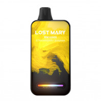 Электронная сигарета  LOST MARY BM 16000 - Strawberry Banana (Клубника Банан)