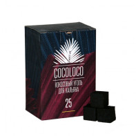 Уголь для кальяна Cocoloco 72 шт 25мм