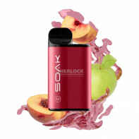 Электронная сигарета SOAK M 4000 - Apple Peach Bonbon (Яблоко персик)