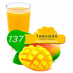 Табак для кальяна Tangiers - NOIR Papa`s Foreplay (Персик Манго) 250г