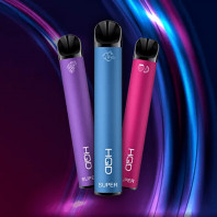 Электронная сигарета HQD SUPER - Blueberry Raspberry Grape (Черника малина виноград) 600