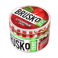 Смесь для кальяна BRUSKO ZERO - Клубничный джем 50г