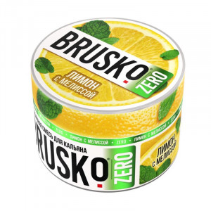 Смесь для кальяна BRUSKO Zero  - Лимон с мелиссой 50г