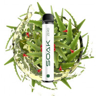 Электронная сигарета SOAK X ZERO 1500 - Aloe Vera (Алоэ Вера)