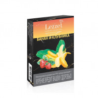 Смесь для кальяна Lezzet - Банан клубника (без никотина) 50г