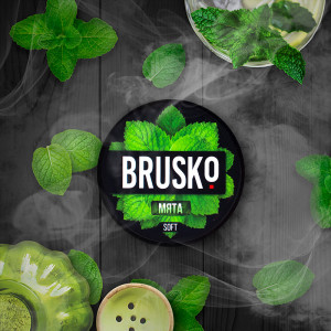 Смесь для кальяна BRUSKO STRONG - Мята 50г