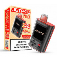 Электронная сигарета JET POD GAME 25000 - Strawberry Blowpop (Клубничные конфеты)