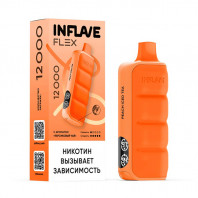 Электронная сигарета INFLAVE FLEX 12000 - Персиковый чай
