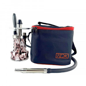 Кальян Pizduk Hookah - PRO Black-bag (Бел.марганец колба) 20см
