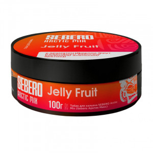 Табак для кальяна Sebero Arctic Mix - Jelly Fruit (Грейпфрут Бабл гам Клубника Апельсин Лед) 100г