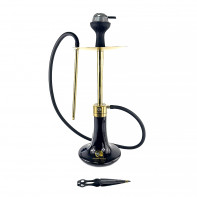 Кальян Seven Star - E-100B-SS Gold Black 67см (Полный комплект)
