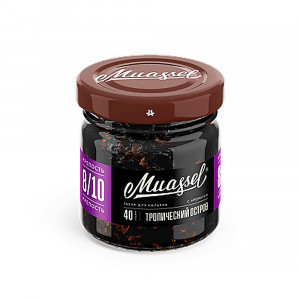 Табак для кальяна Muassel Extra Strong - Тропический остров (Тропические фрукты) 40г