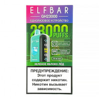 Электронная сигарета Elf Bar 23000 GH PLANET - Зеленое яблоко Лед