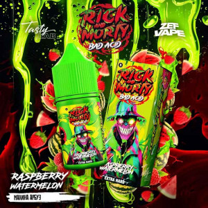 Жидкость Rick & Morty Bad Acid EXTRA HARD 30мл 20мг - Watermelon Raspberry (Арбуз Малина)