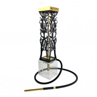 Кальян Hoob - Leaf Black / Gold 72см
