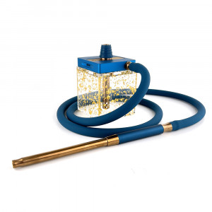 Кальян Hoob - SubAtom Marine Blue / Bronze 12см