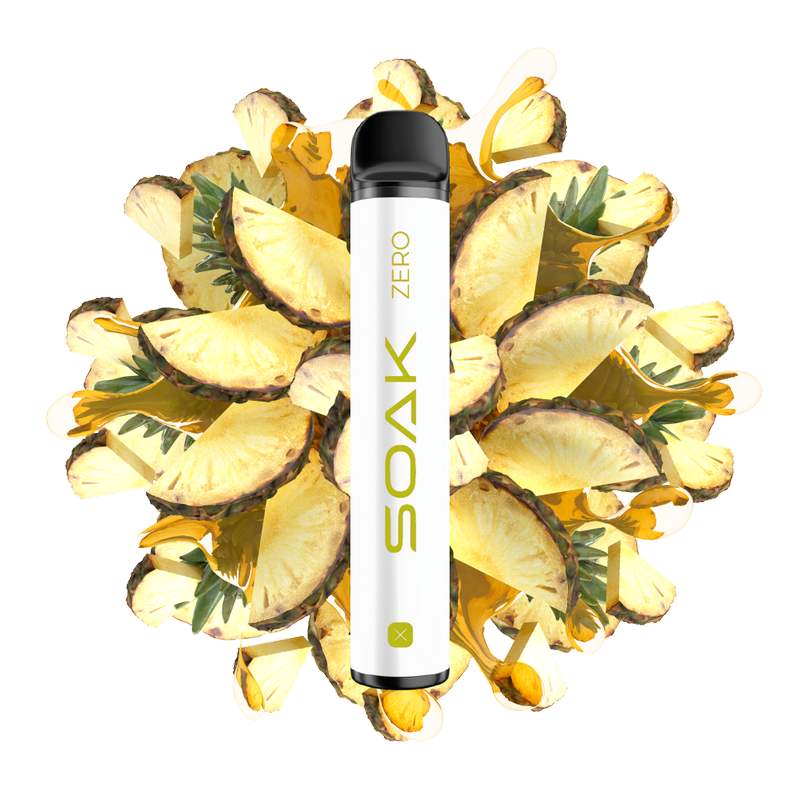 Электронная сигарета SOAK X ZERO 2200 - Pineapple Syrup (Ананас)