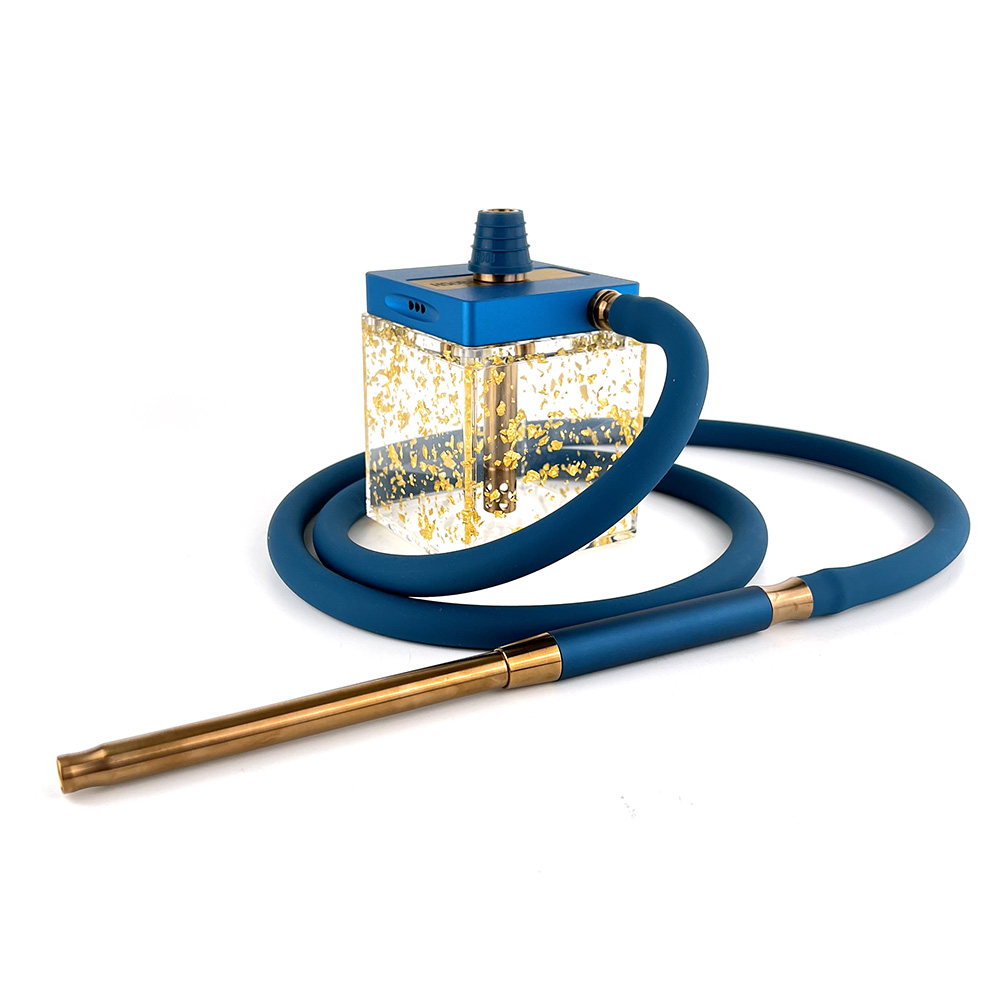 Кальян Hoob - SubAtom Marine Blue / Bronze 12см